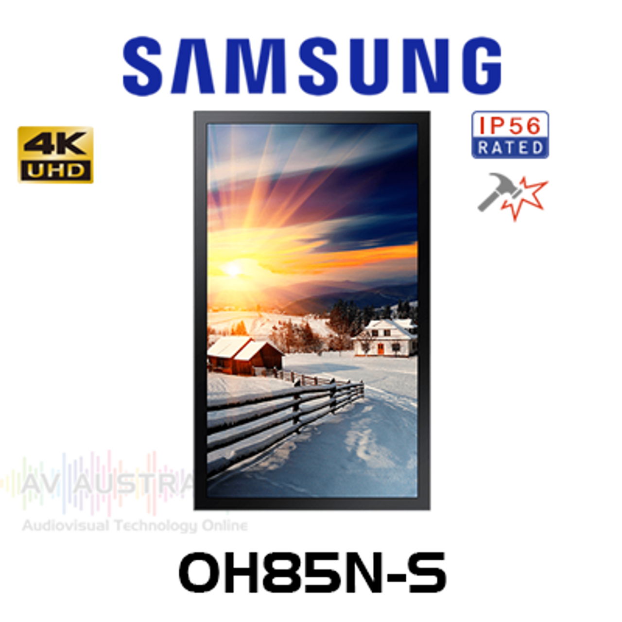Samsung OH85N-S 85" 4K High Brightness 24/7 Tizen Powered Outdoor Digital Signage