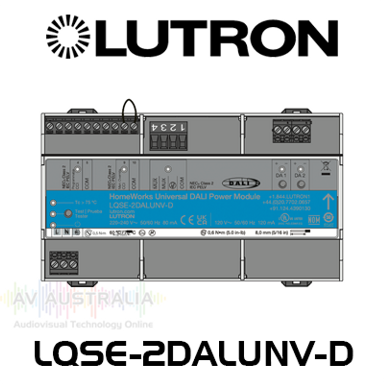 lutron homeworks dali module