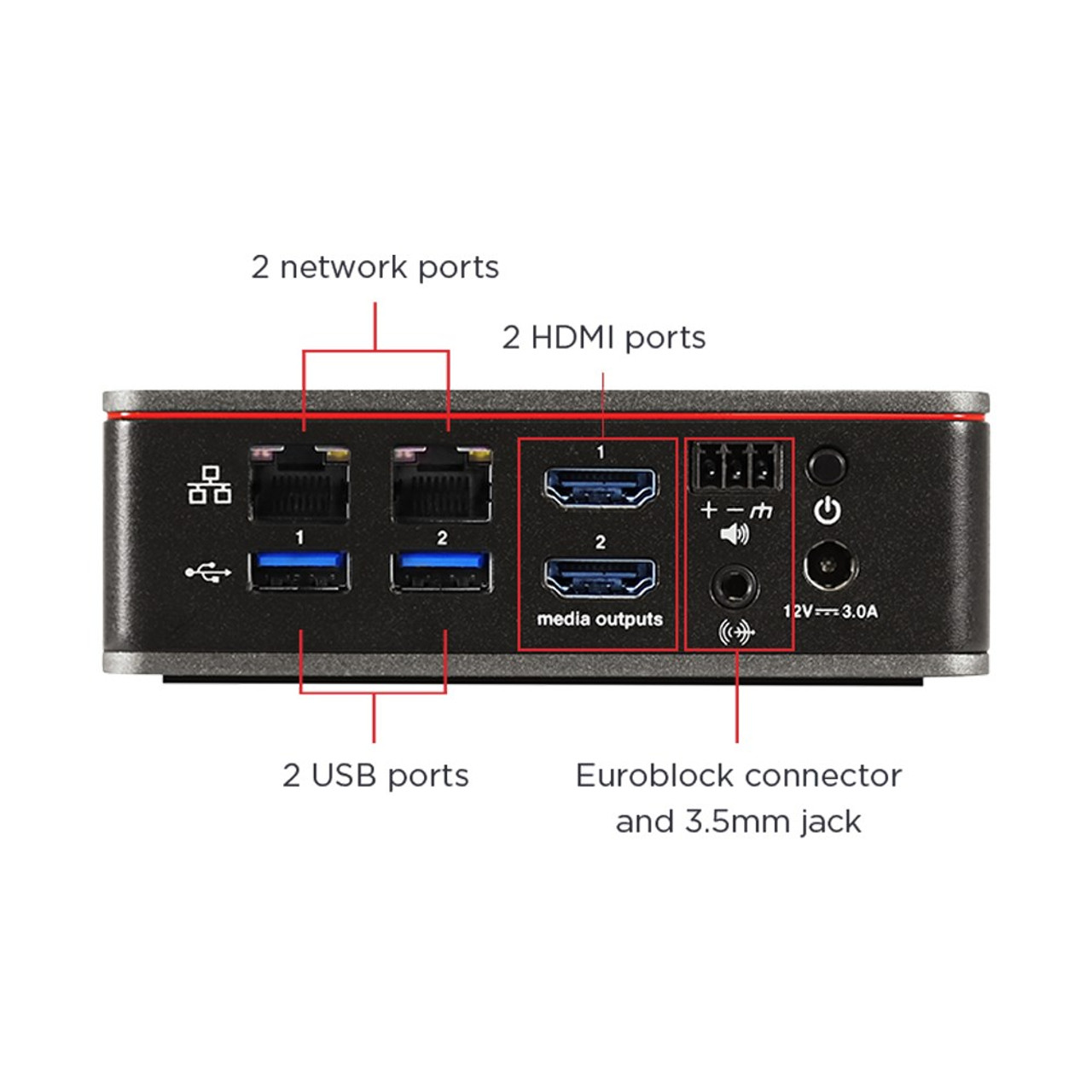 Biamp AV Interface and Host Device for Biamp Crowd Mics