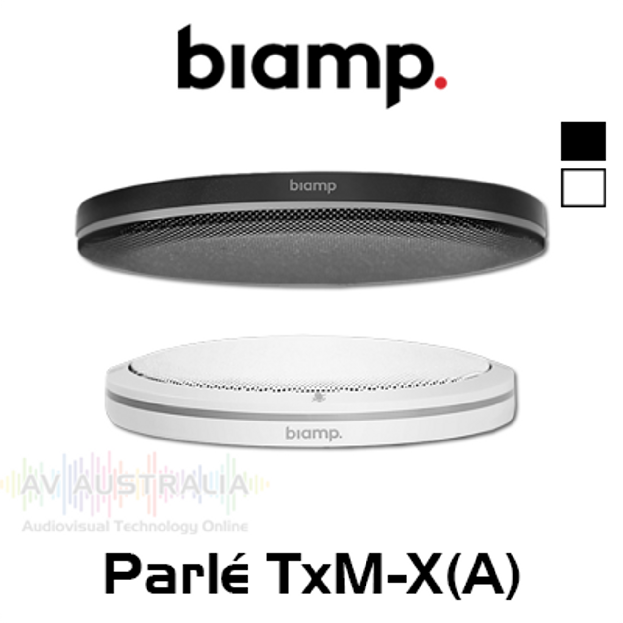 Biamp Parlé 360 Degree Beamtracking Ceiling / Tabletop Microphone (Each)