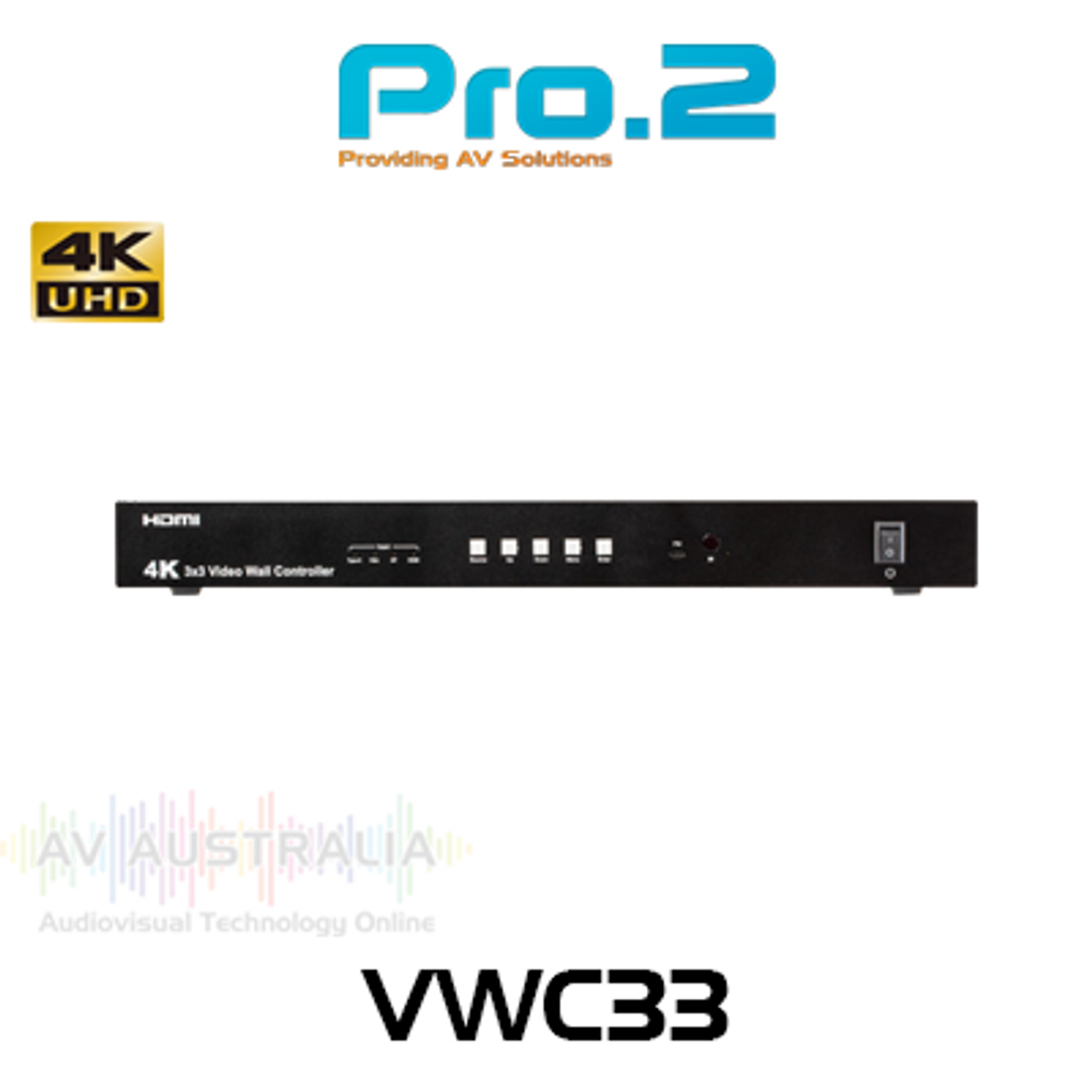 Pro.2 VWC33 3x3 4K30 UHD Video Wall Controller with USB-C