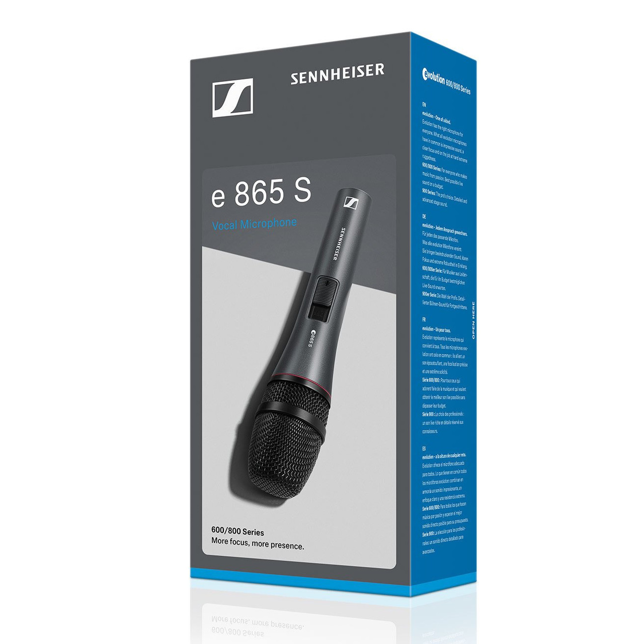 Sennheiser e865 Supercardioid Condenser Vocal Handheld Microphone