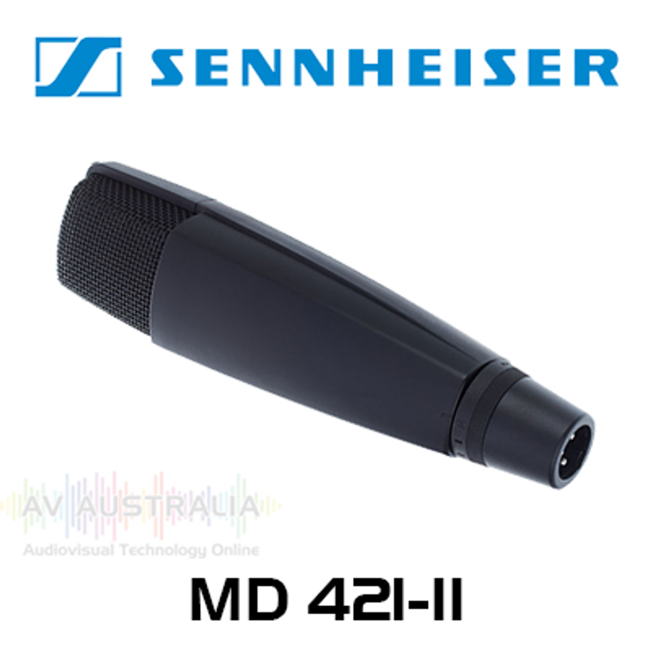 Recording　Dynamic　Broadcast　Cardioid　Microphone　AV　Australia　Sennheiser　MD421-II