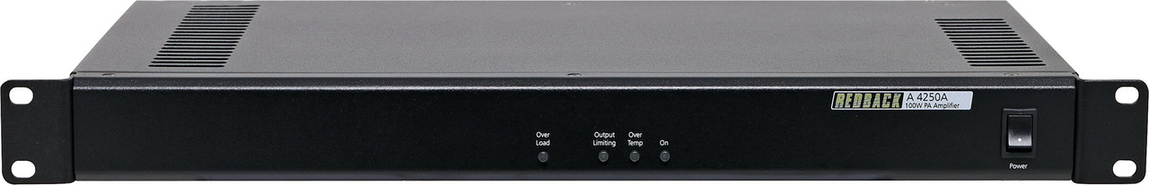 Redback 30/60/100W Compact 1RU Rack Mount PA Amplifier