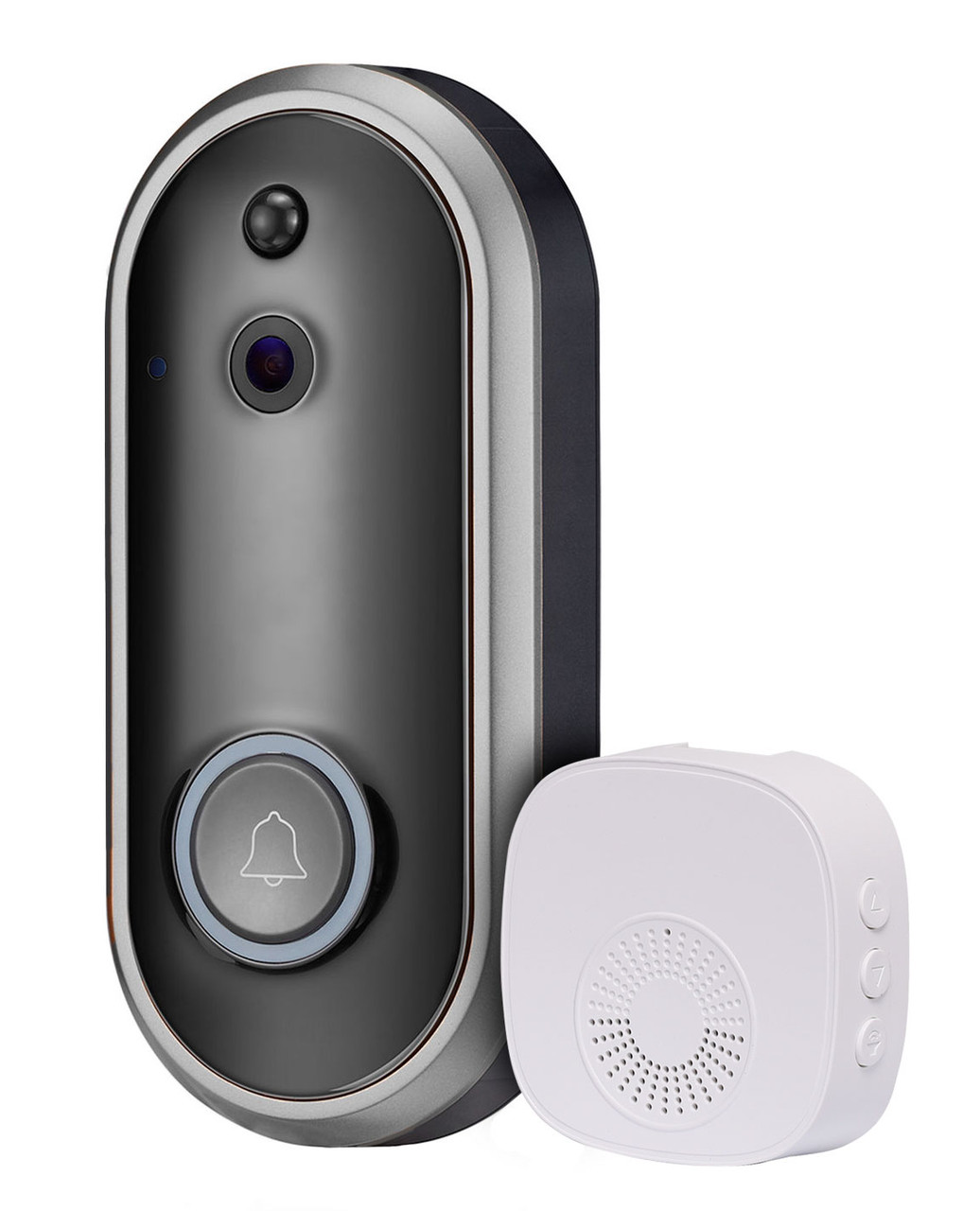 Smart Life Wi-Fi Video Doorbell with Ringer Unit