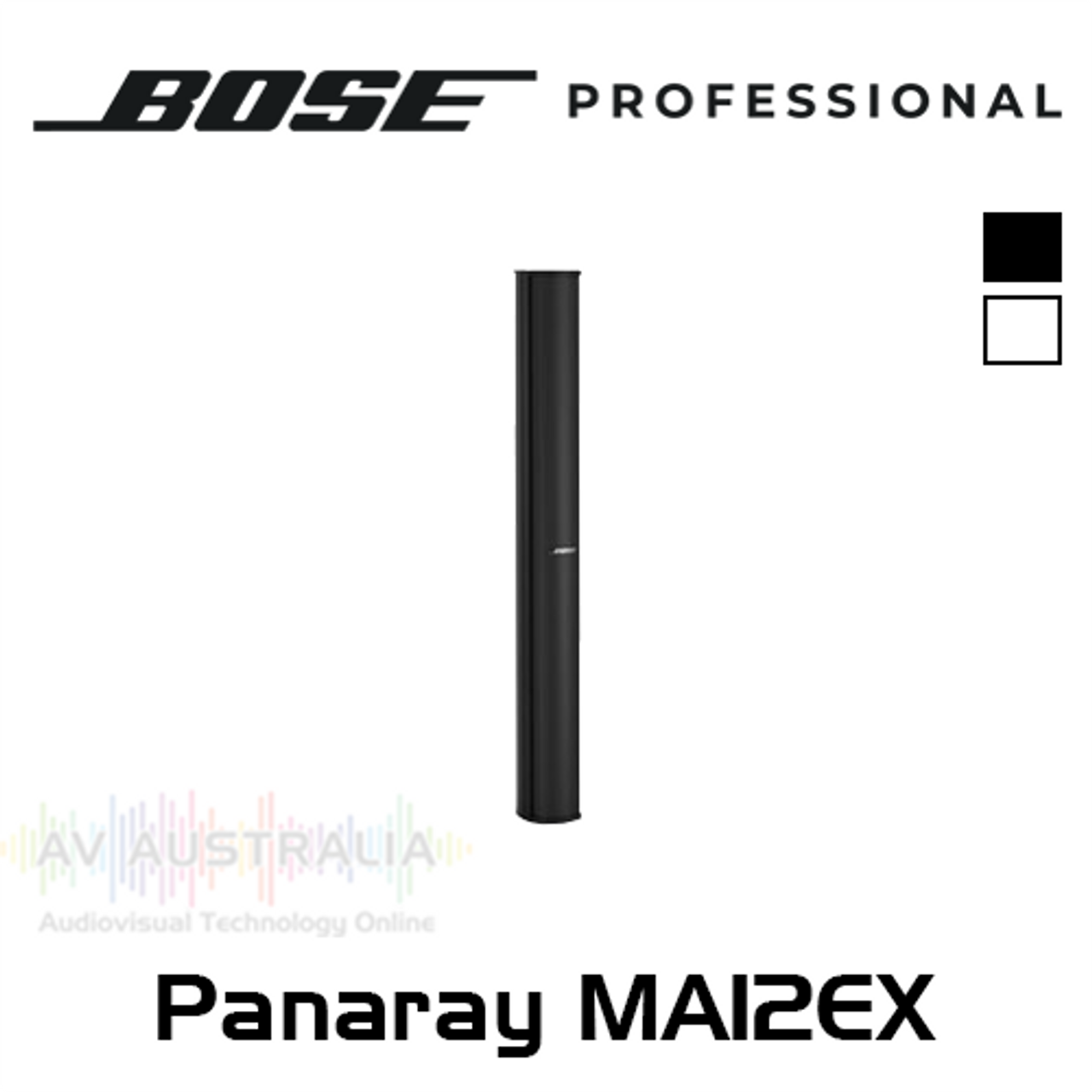 rolige Gå igennem Konklusion Bose Pro Panaray MA12EX 12 x 2.25" Full Range Modular Columnar Array  Loudspeaker | AV Australia Online