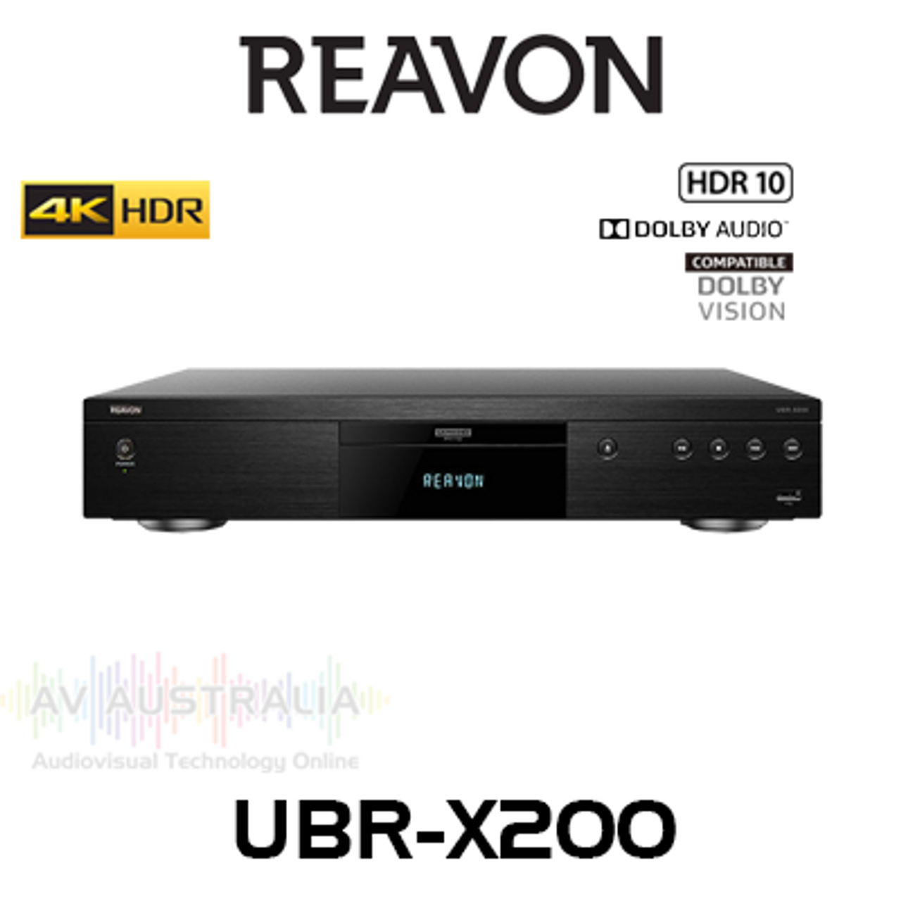 Reavon UBR-X200 4K HDR Dolby Vision SACD Universal Disc Blu-Ray ...