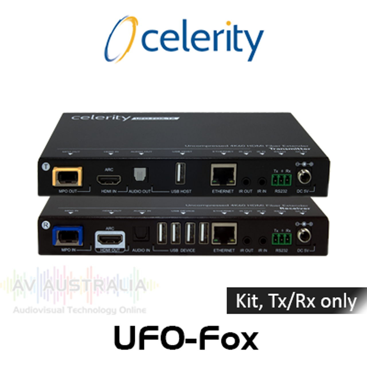 Celerity Universal Fiber Optic Multi-Signal Extender Kit (up to 305m)