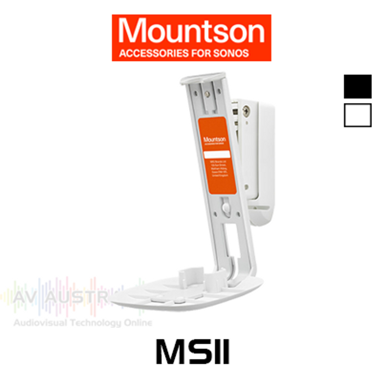 Mountson Tilt & Swivel Wall Mount For Sonos One, One SL & Play:1