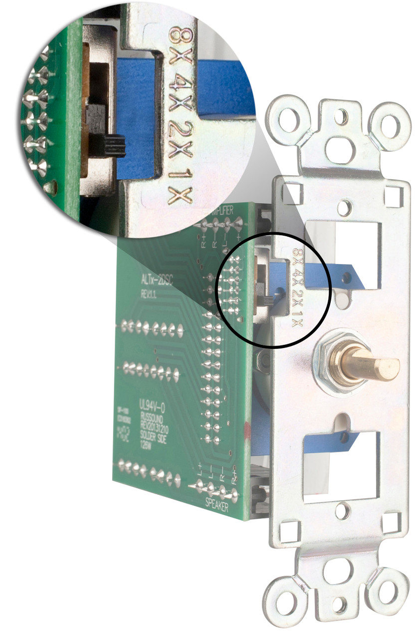 Russound 126W Impedance Matching Volume Control Wallplate