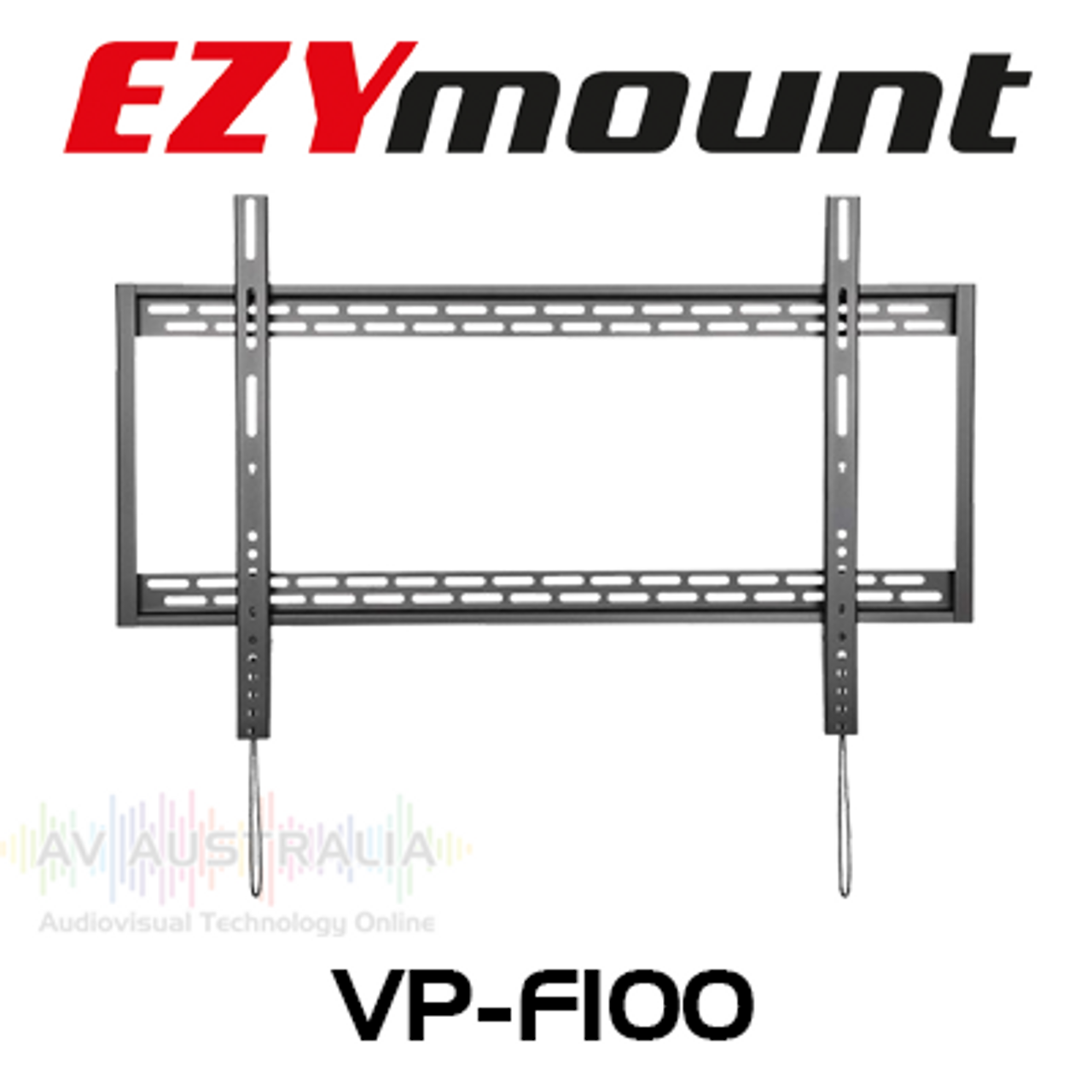 EZYmount VP-F100 60"-100" Heavy Duty Fixed TV Wall Bracket (110kg Max)