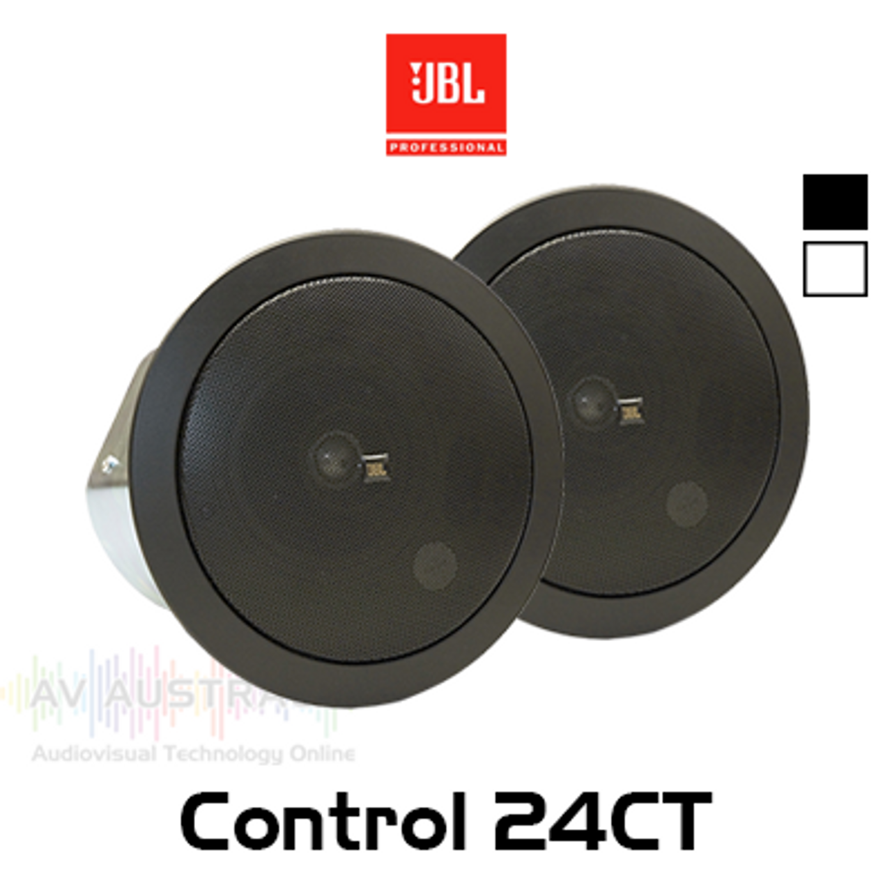 JBL Control 24CT 4" 70/100V Compact Background/Foreground In-Ceiling Speakers (Pair)