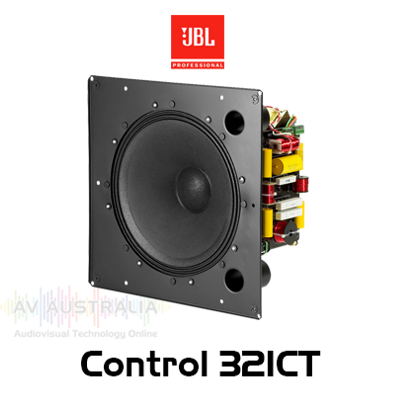 JBL Control 321CT 12" 70/100V Coaxial In-Ceiling Loudspeaker with HF Compression Driver (Each)