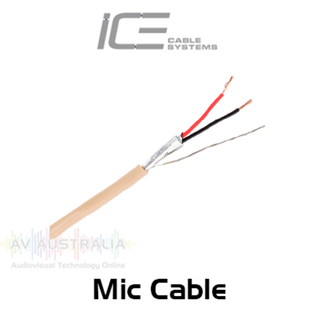 ICE 22AWG 2 Core Microphone Cable (152m)