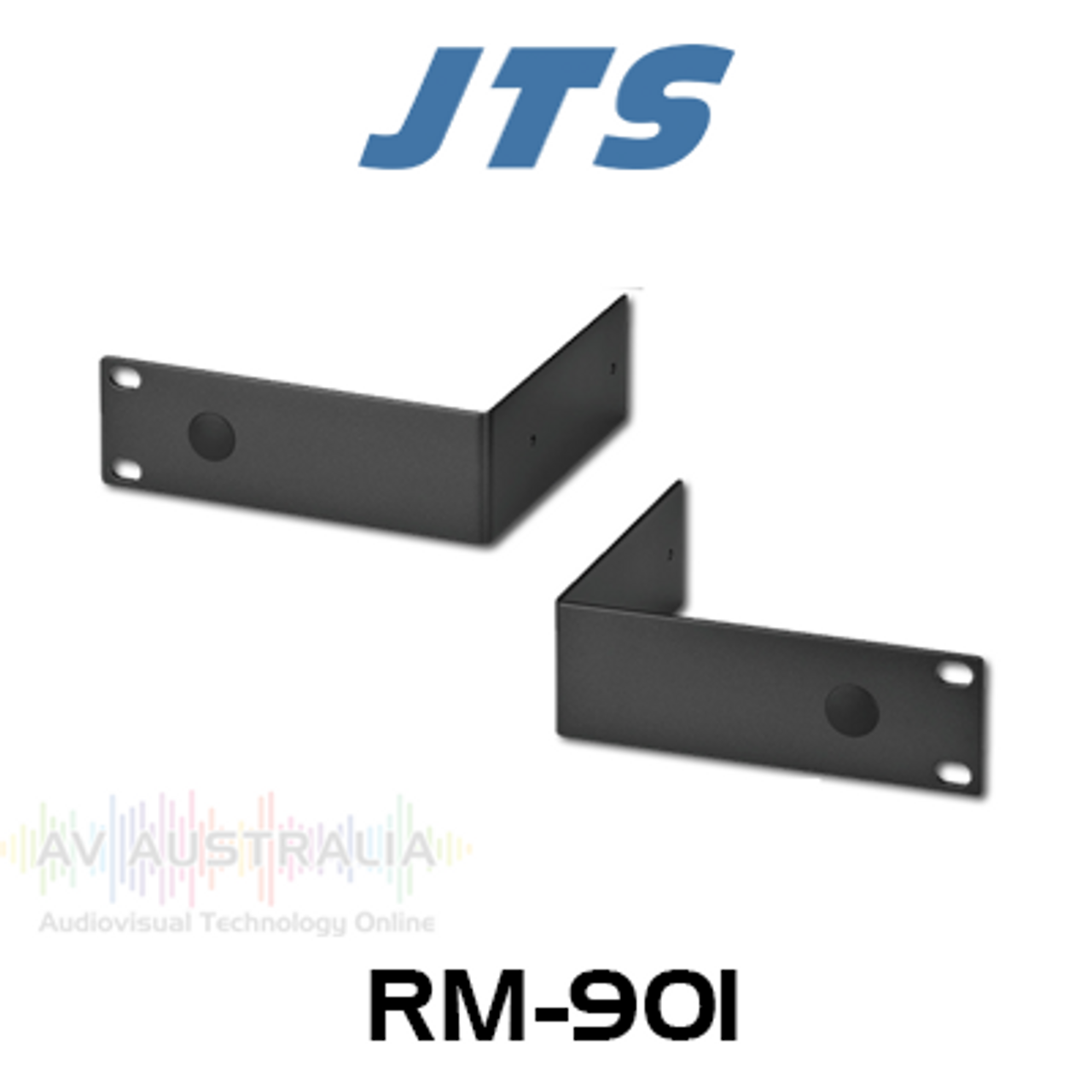 JTS 1RU Rack Mount Kit For Half Rack Receivers & Transmitters