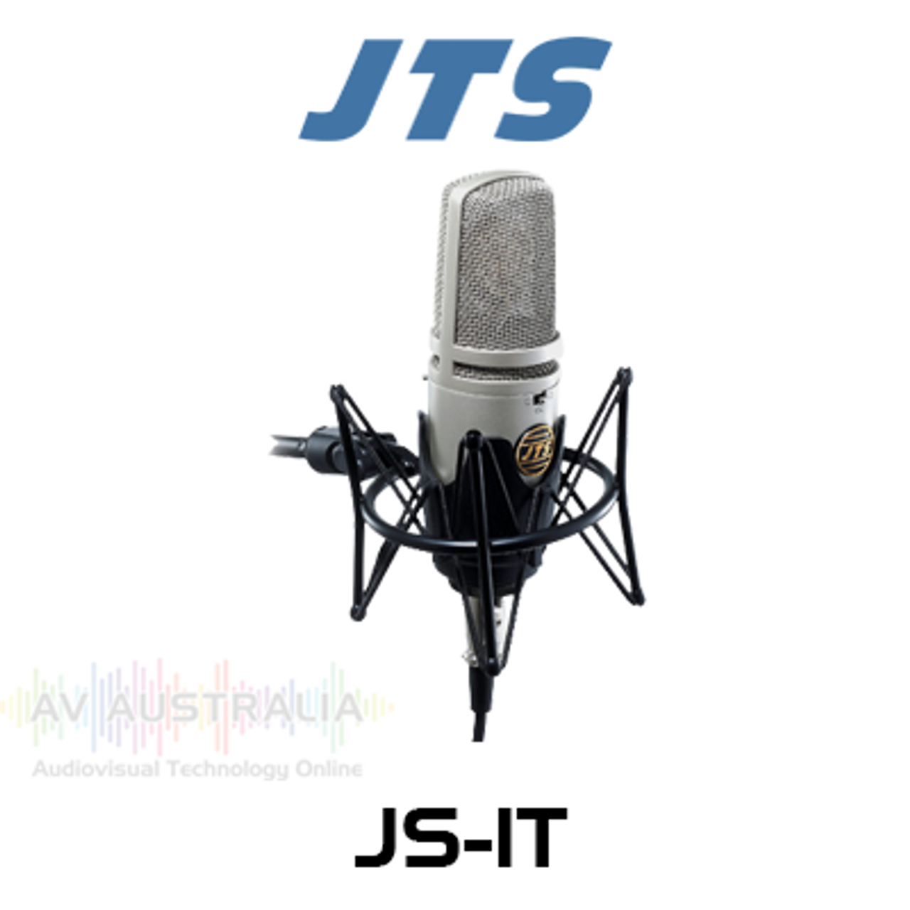 JTS JS-1T Large Dual-Diaphragm Multi-Pattern Studio Microphone (3P XLR)
