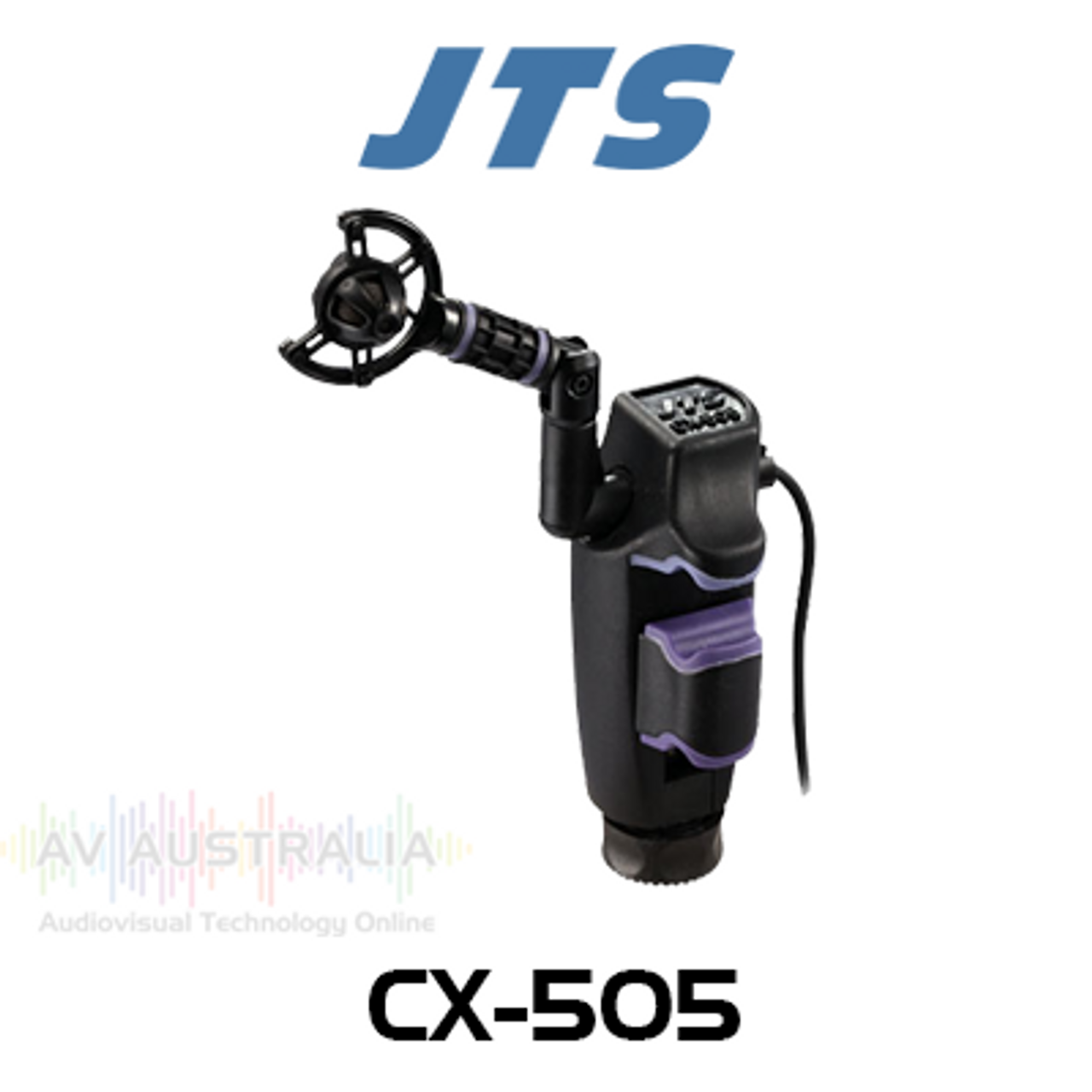 JTS CX-505 Condenser Drum & Percussion Microphone (3P XLR)