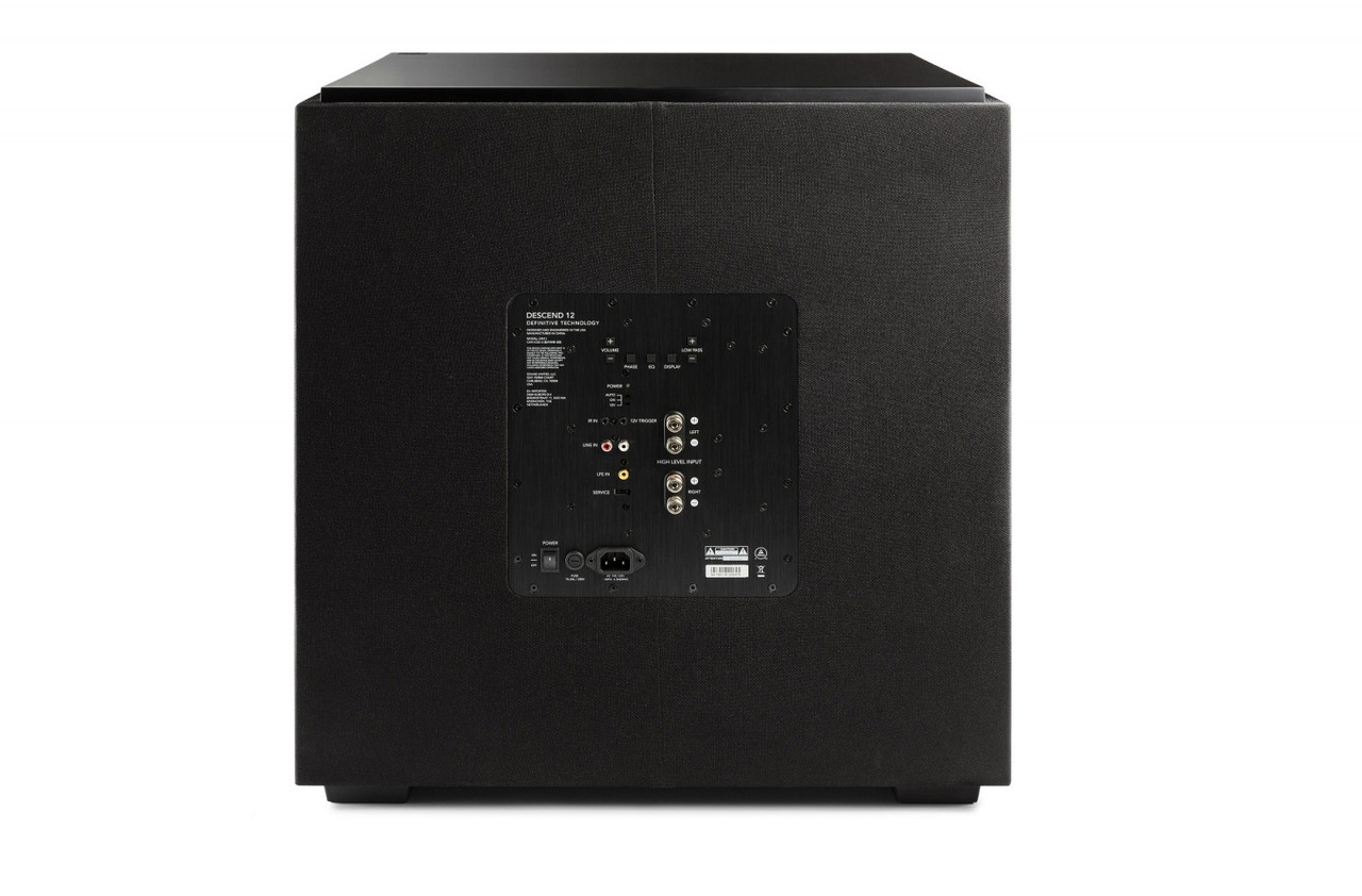 Definitive Technology DN12 12" 1500W Ultra-Performance Powered Subwoofer with Dual 12" Bass Radiators
