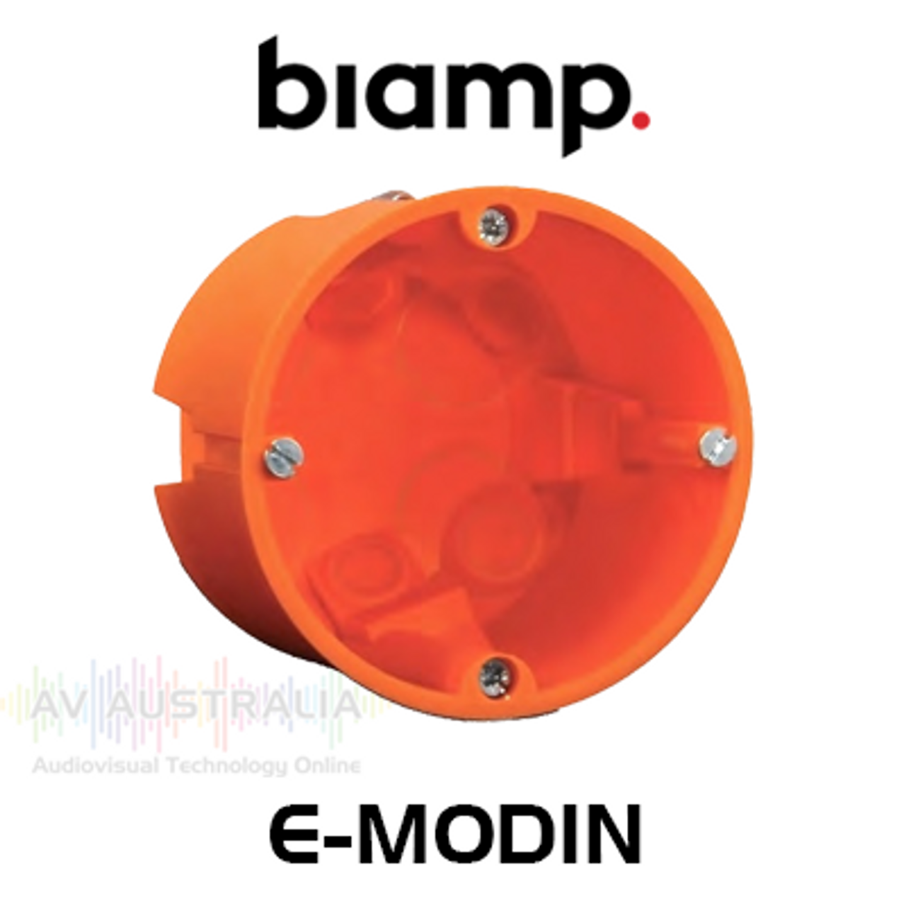 Biamp E-MODIN In-Wall Back Box For Euro Controls