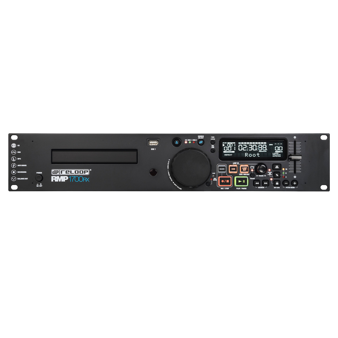 Reloop RMP-1700RX 19" Rackmount CD & USB Media Player