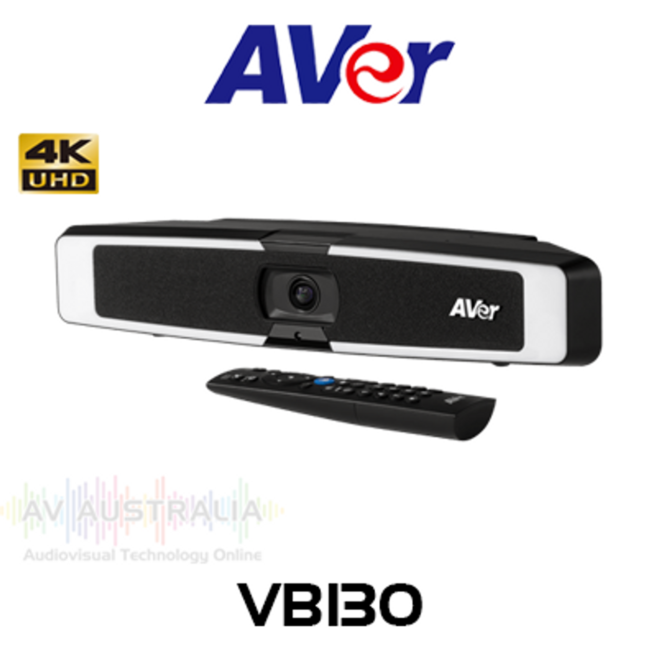 Aver VB130 4K Video Conferencing USB3.1 Soundbar With Fill Light