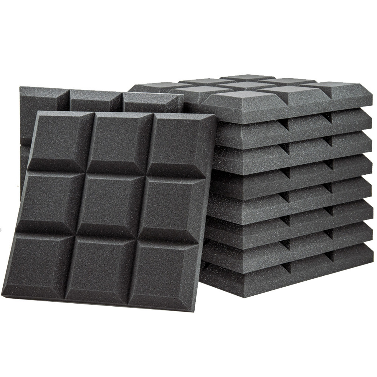 AVE ISOGrid 40 x 40cm Grid Acoustic Foam (10 Pack)