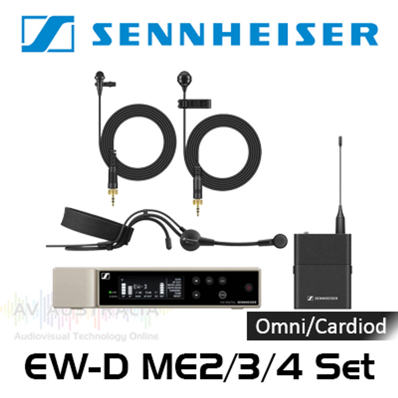 Sennheiser Evolution EW-D ME2/3/4 Set Wireless Headset / Lavalier System