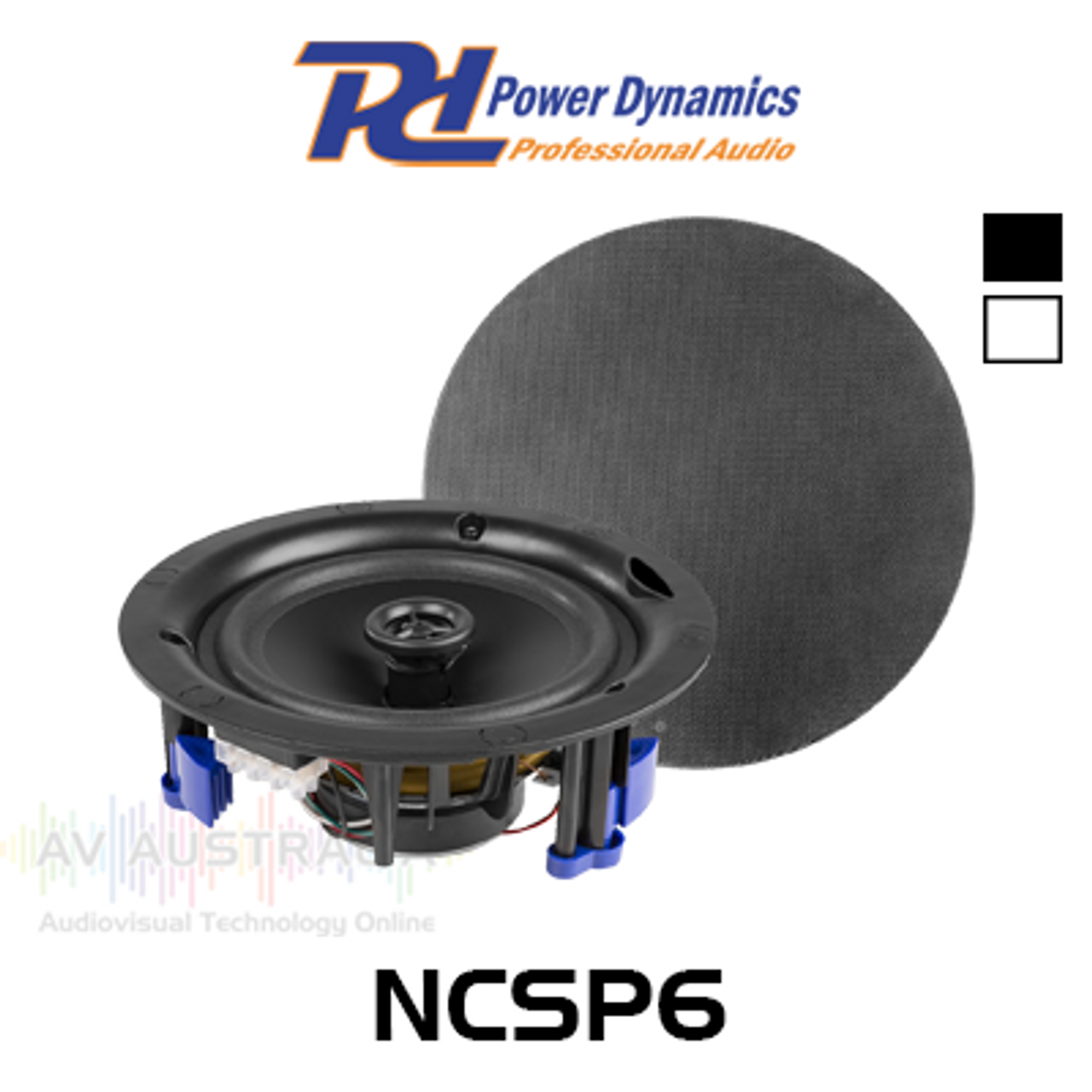Power Dynamics NCSP6 6.5" Low Profile 100V In-Ceiling Speakers (Each)