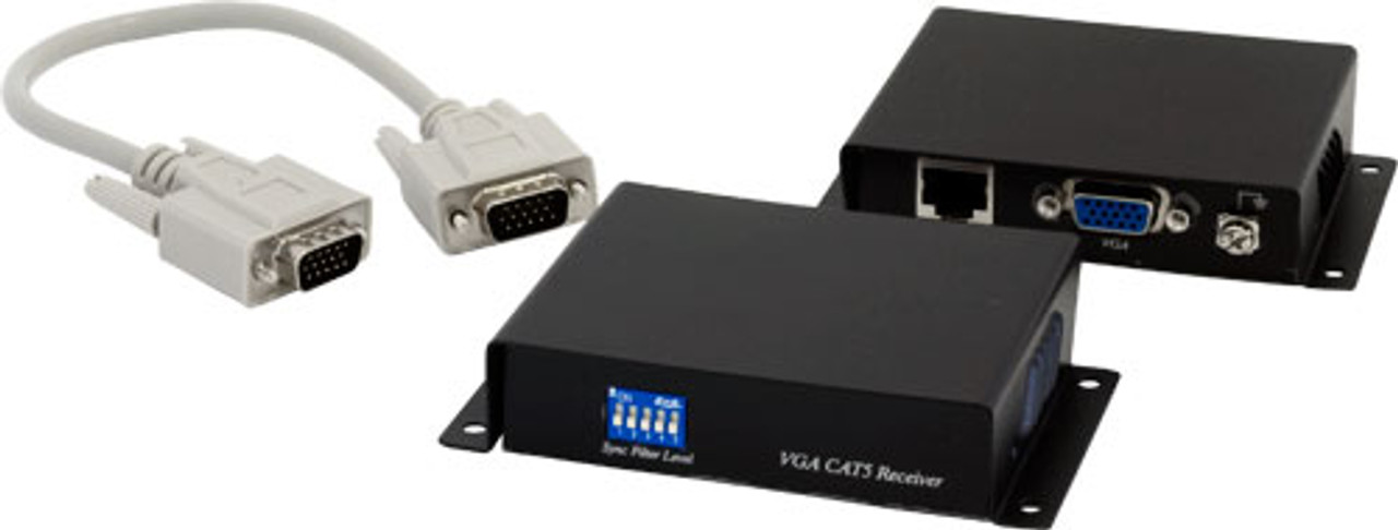 VGA Over Cat5 Balun Pair (up to 135m)