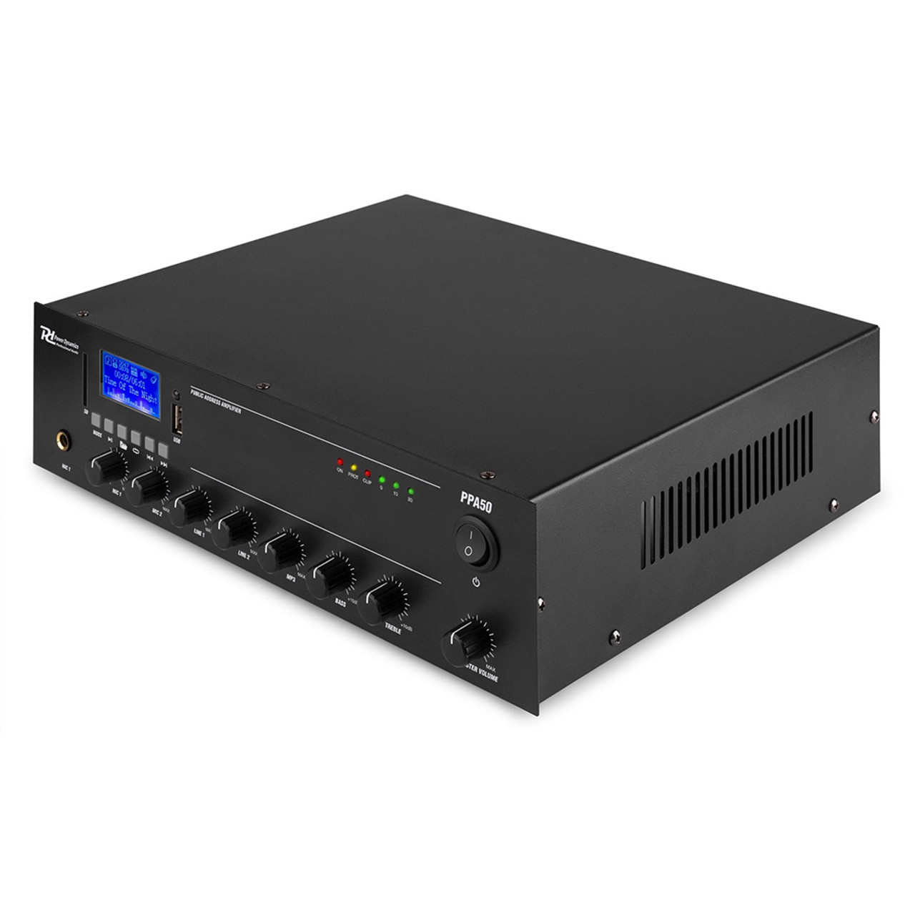 Power Dynamics 30/50W 100V Installation Amplifier With MP3 Player