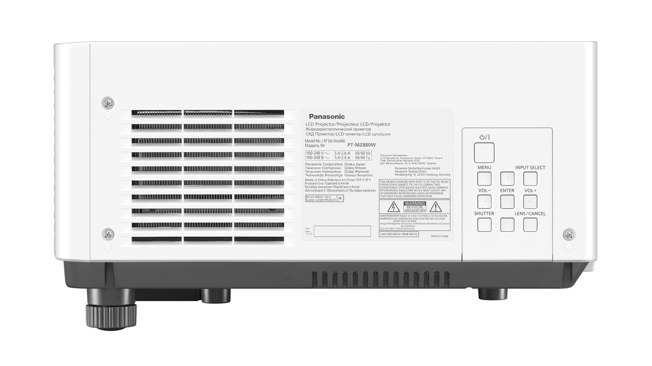 Panasonic PT-MZ880 WUXGA 8000 Lumen HDBaseT Digital Link Installation Laser Projector