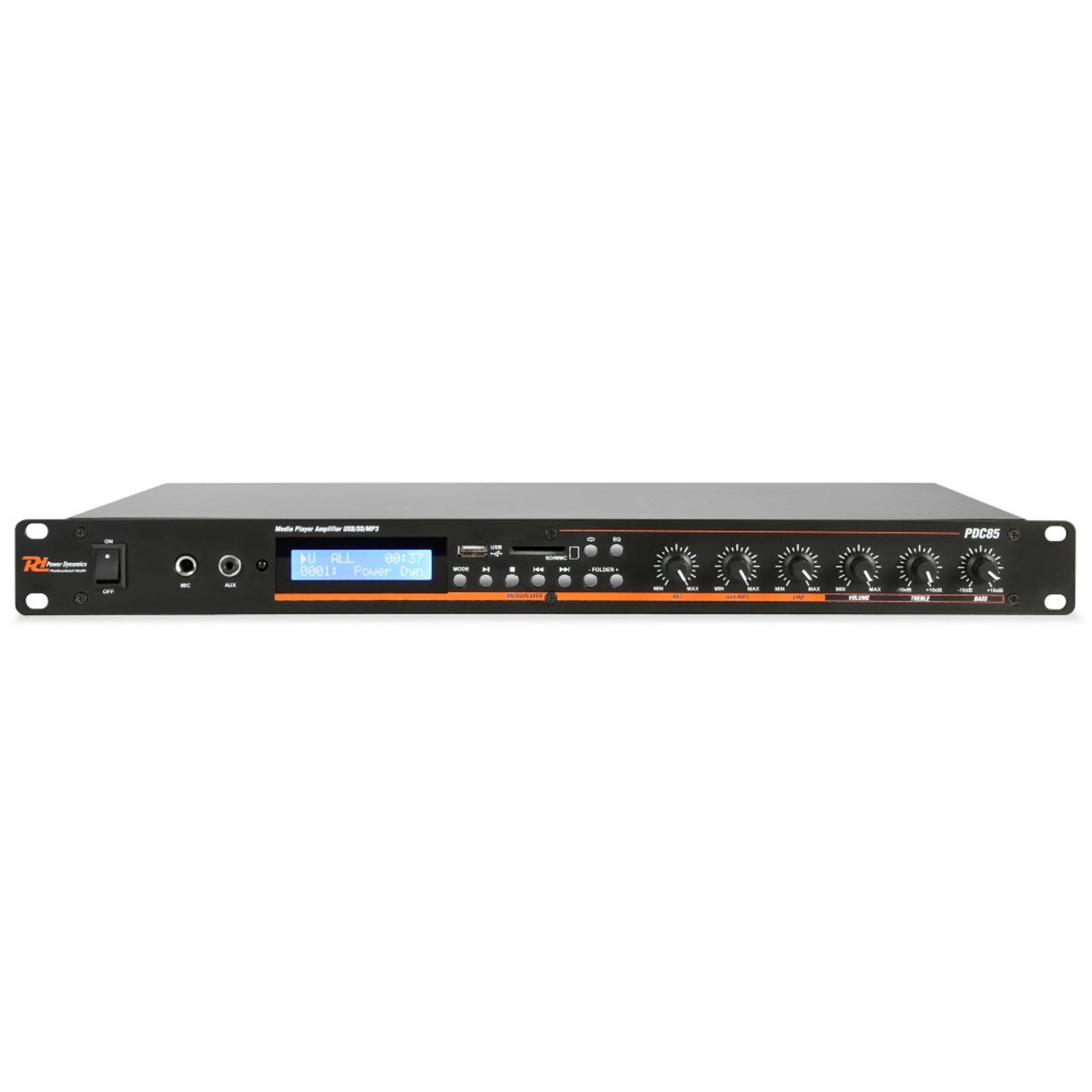 Power Dynamics PDC-85 BT/MP3/USB/SD Media Player with Amplifier