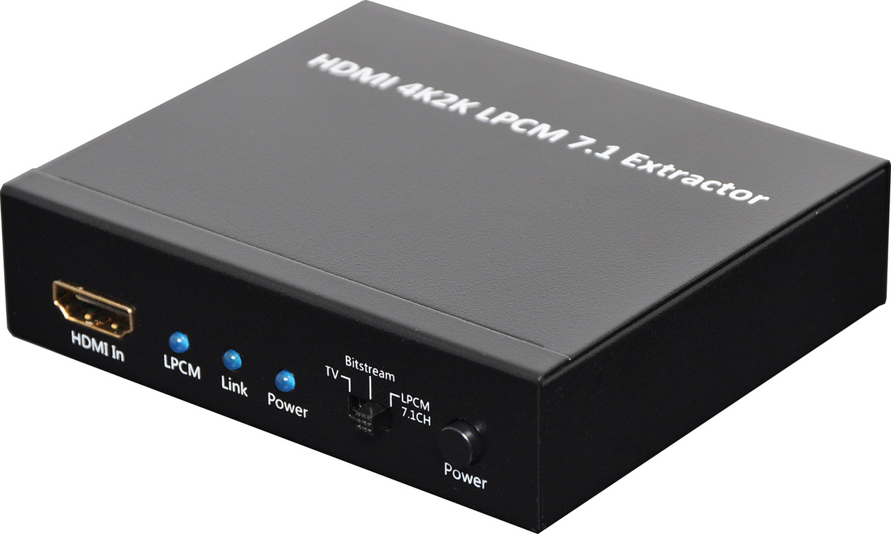 Dynalink HDMI Audio Extractor - LPCM 2/5.1/7.1-Channel