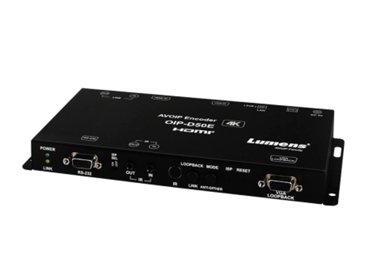 Lumens OIP-D50E/D 4K AV Distribution & Video Wall 1Gbps Encoder / Decoder