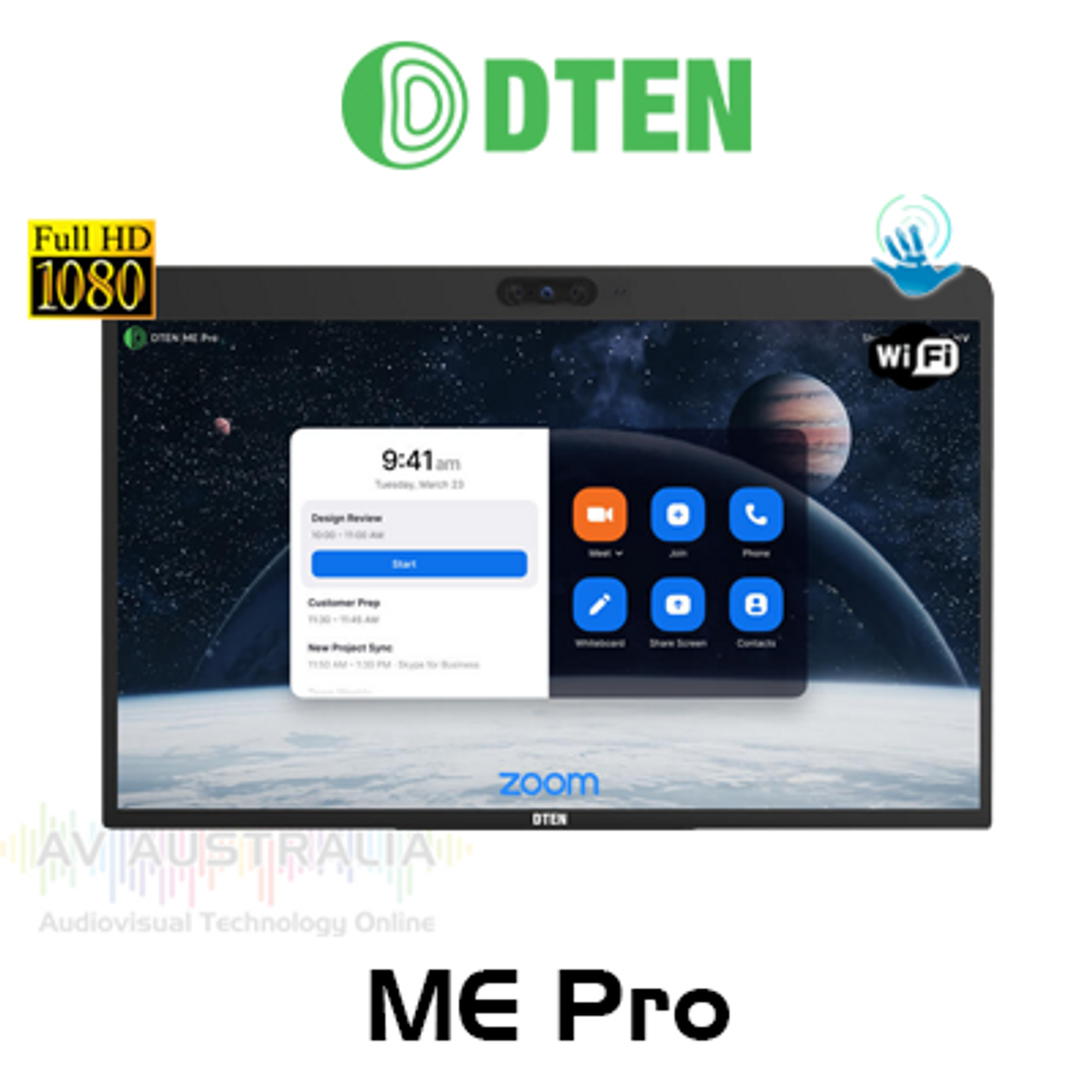 DTEN Me Pro 27" 1080P Ultimate All-In-One Home Office Video Conferencing Interactive Touch Display
