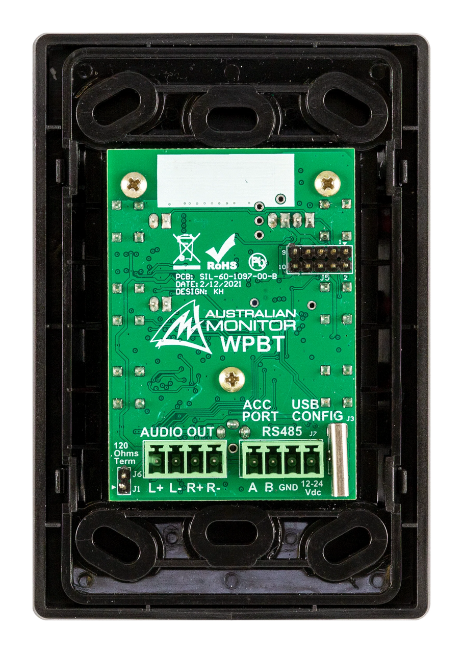 Australian Monitor WPBT Bluetooth 5.1 Audio Wall Panel