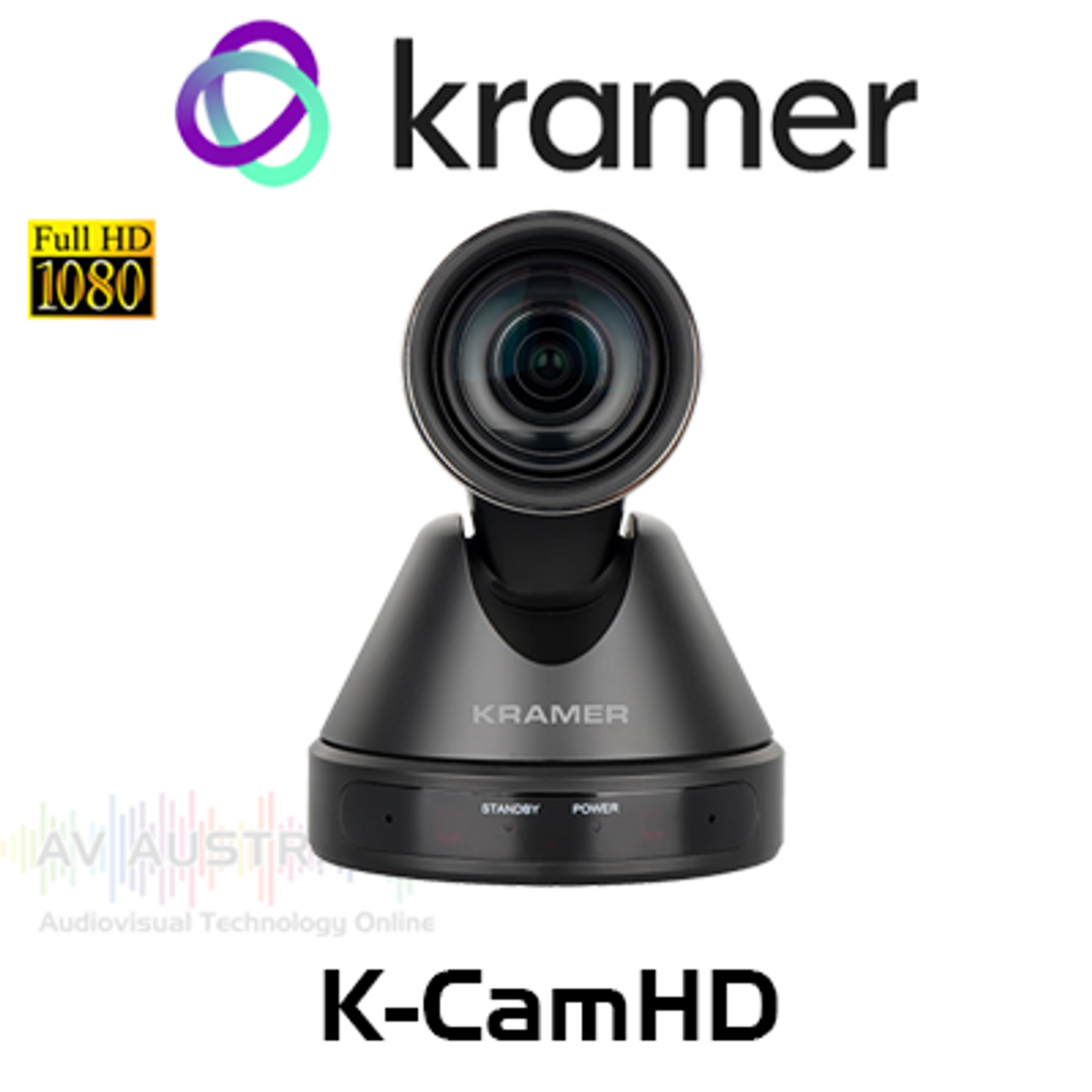 Kramer K-CamHD 1080P 12x Optical Zoom PTZ Conference Camera