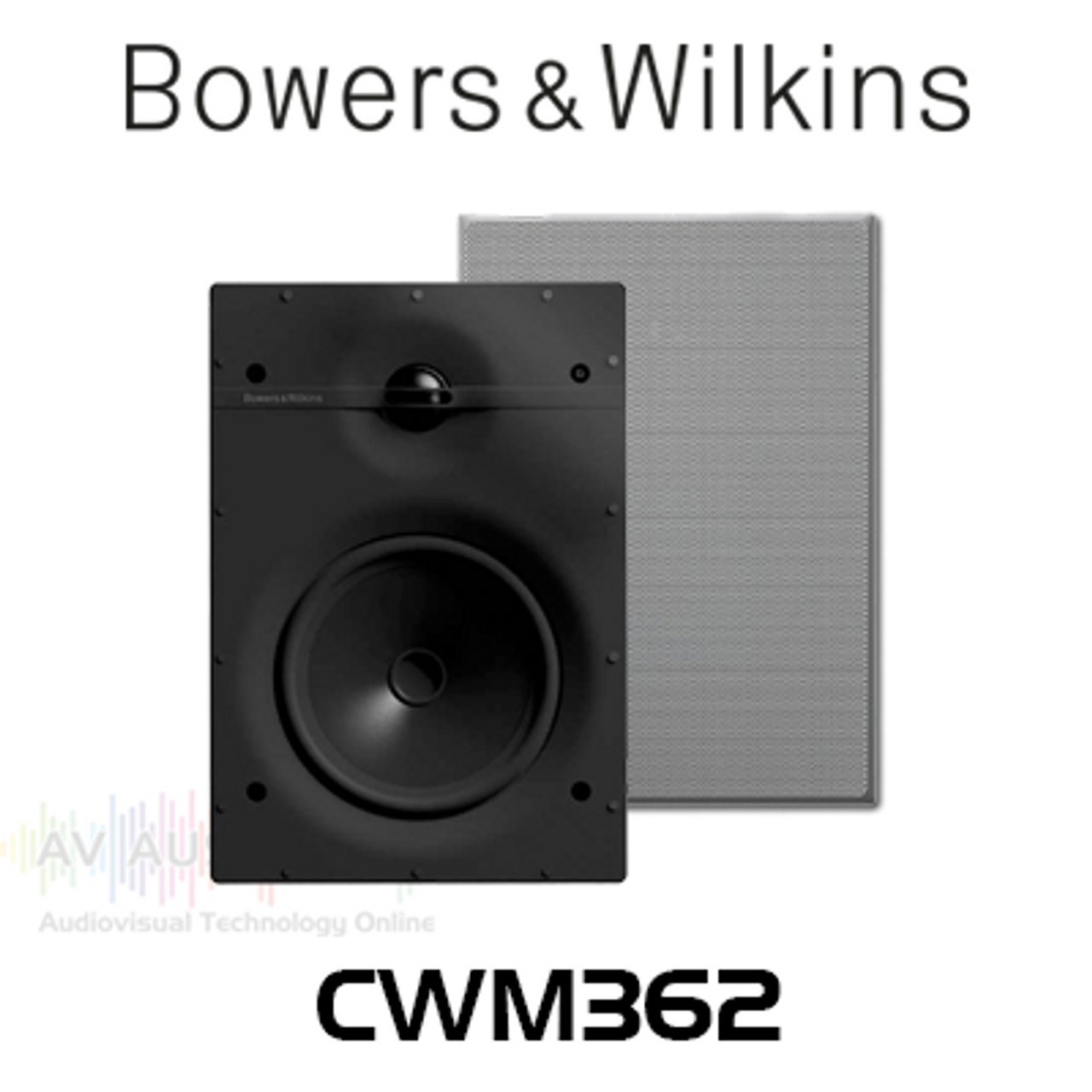 Bowers & Wilkins CWM362 6" Poly In-Wall Speakers (Pair)