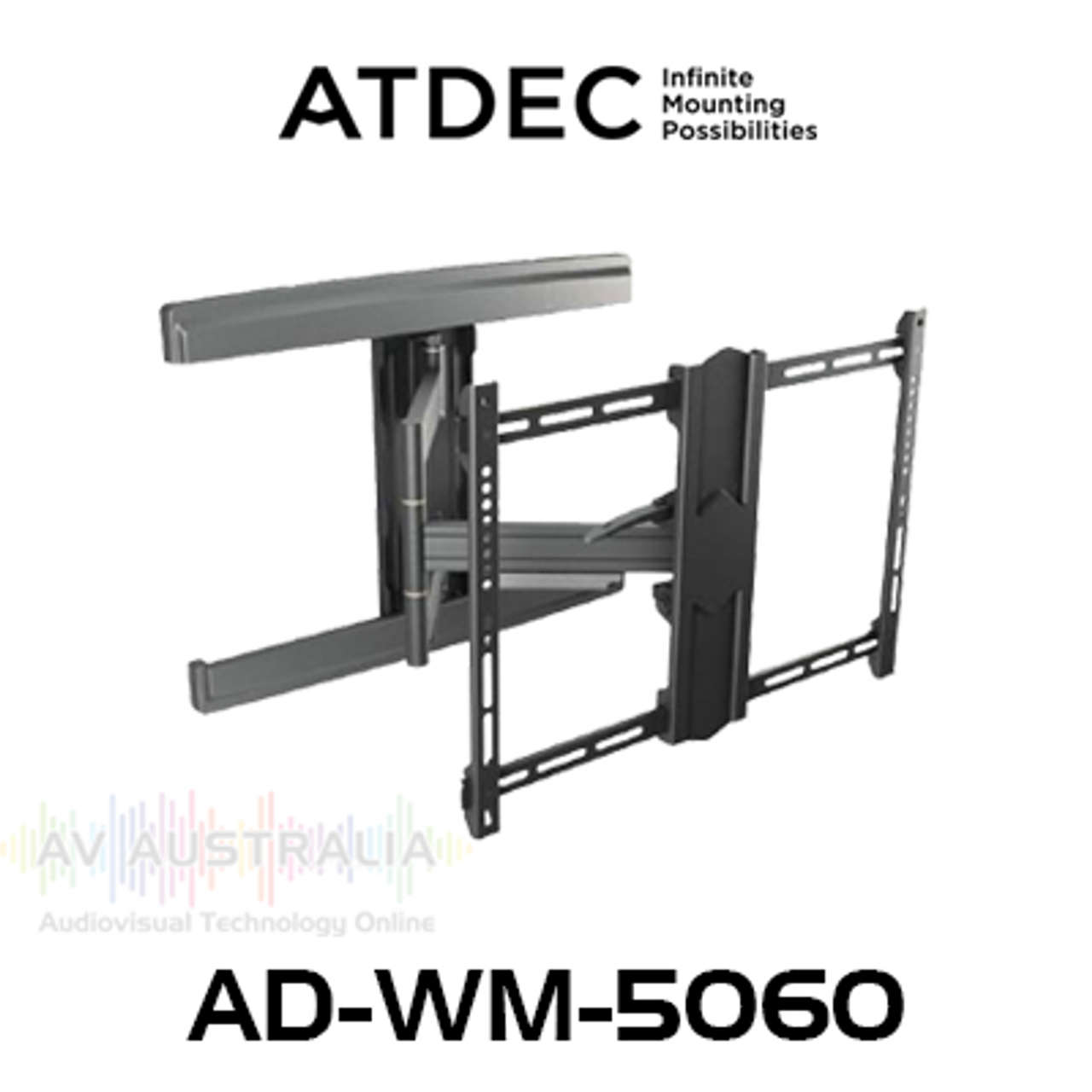 Atdec AD-WM-5060 32"-70" Full Motion TV Wall Mount (50kg Max)