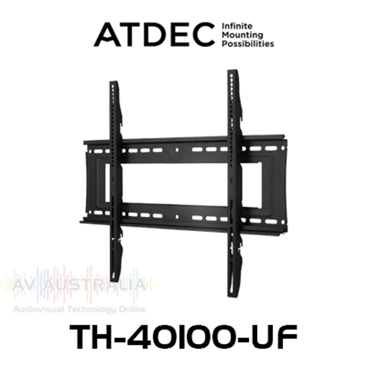 Atdec TH-40100-UF 800x600mm VESA Ultra Slim Fixed Display Wall Mount (150kg Max)