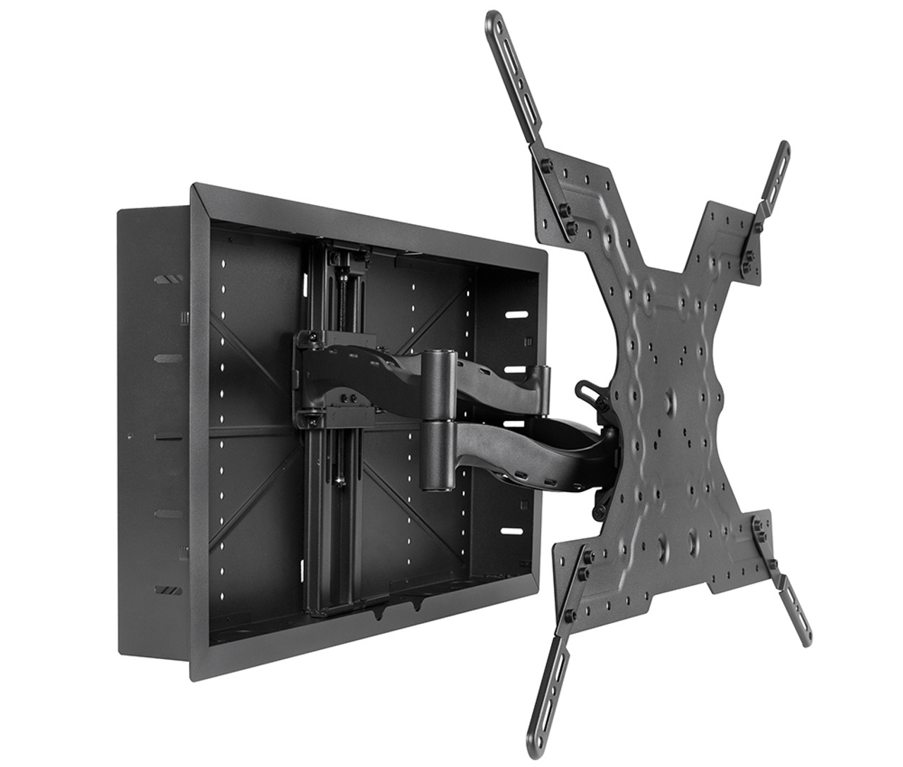 Strong 49-90" Display XL Dual-Arm Articulating In-Wall Mount (45kg Max)
