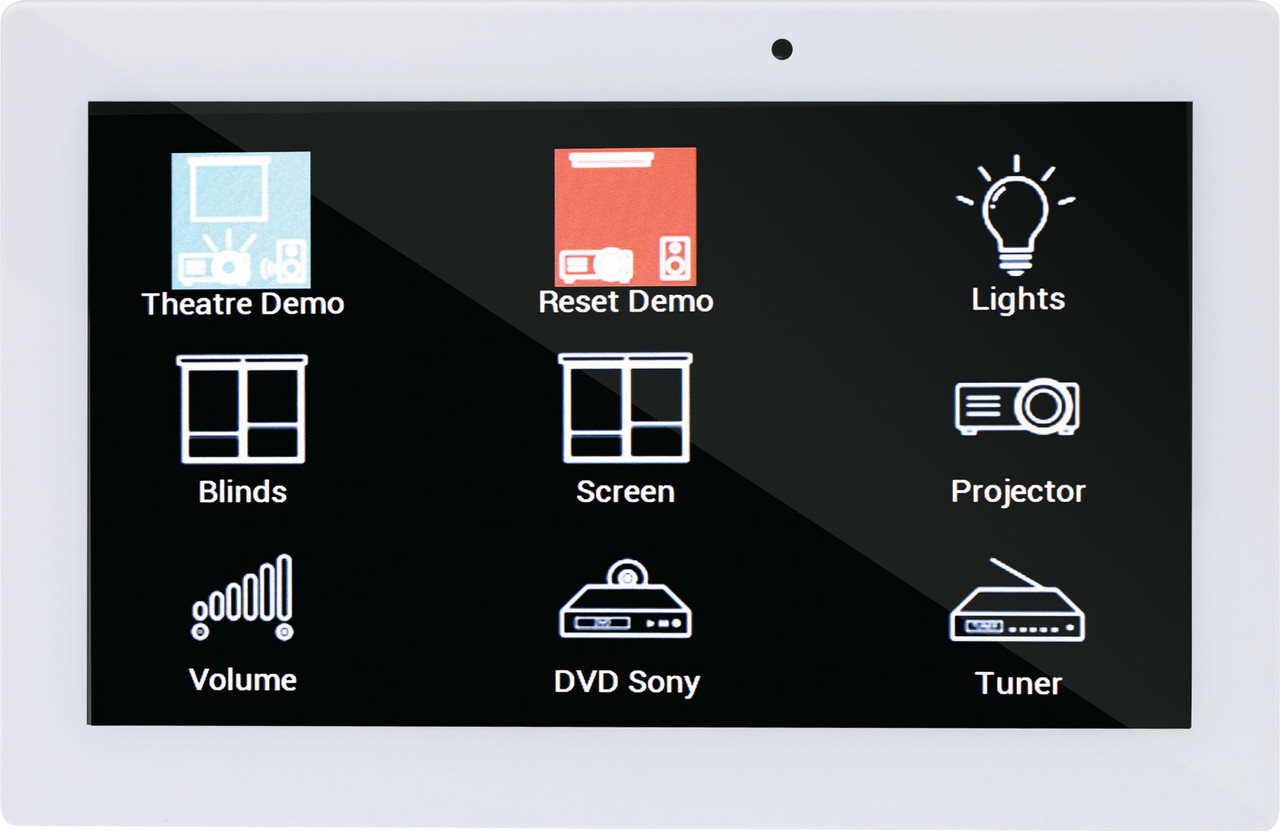 Redback Universal 7" Touchscreen Programable Wallplate