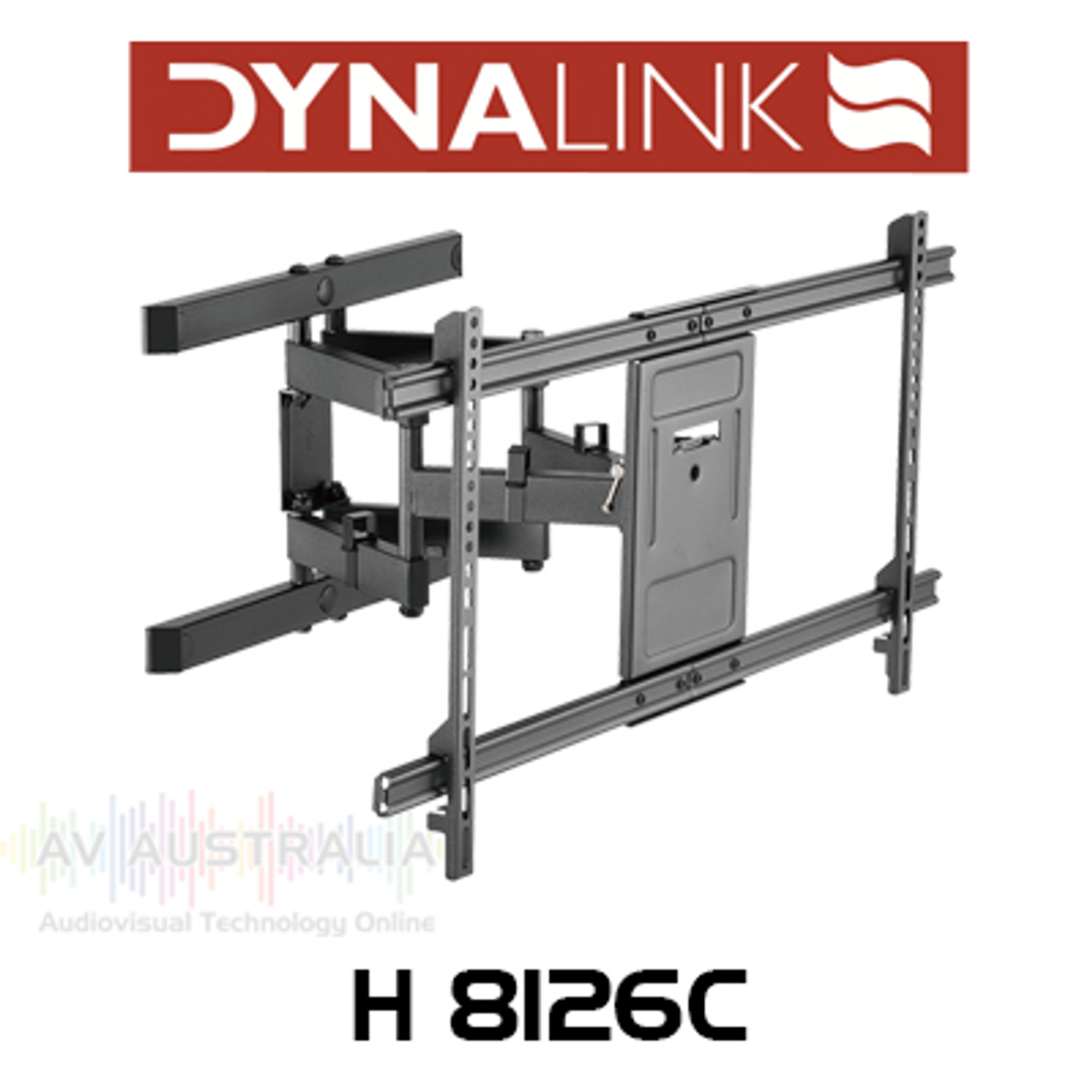 Dynalink 43-90" Swivel Flat / Curved Screen Wall Bracket (60kg Max)