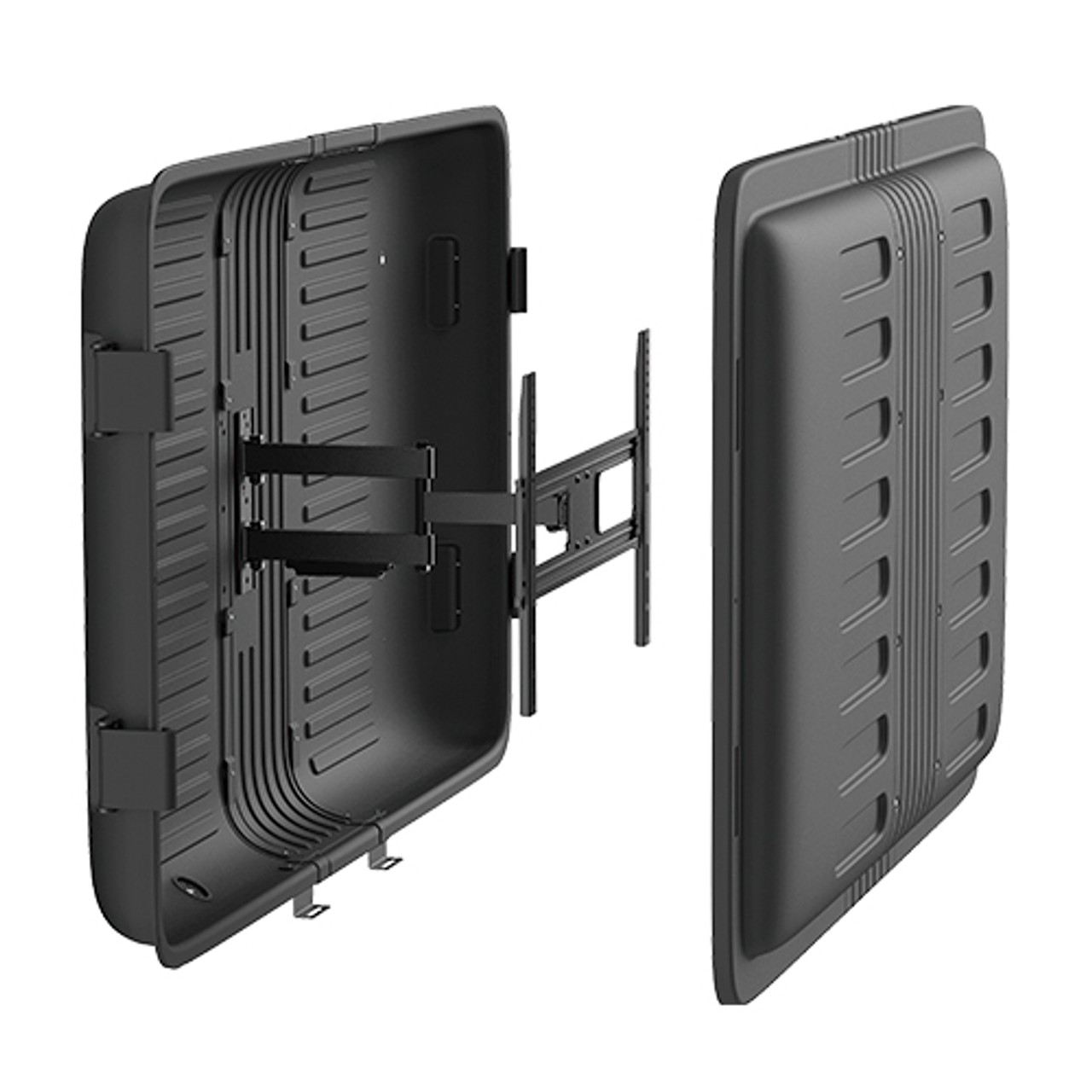 Quantum Sphere 40-65" Full Motion Weatherproof Wall Mount TV Enclosure (50kg Max)