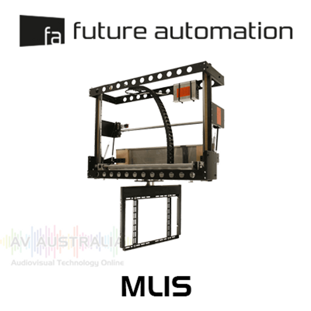 Future Automation MLIS 65"-75" Heavy Duty Inverted Ceiling TV Lift & Swivel (50kg Max)