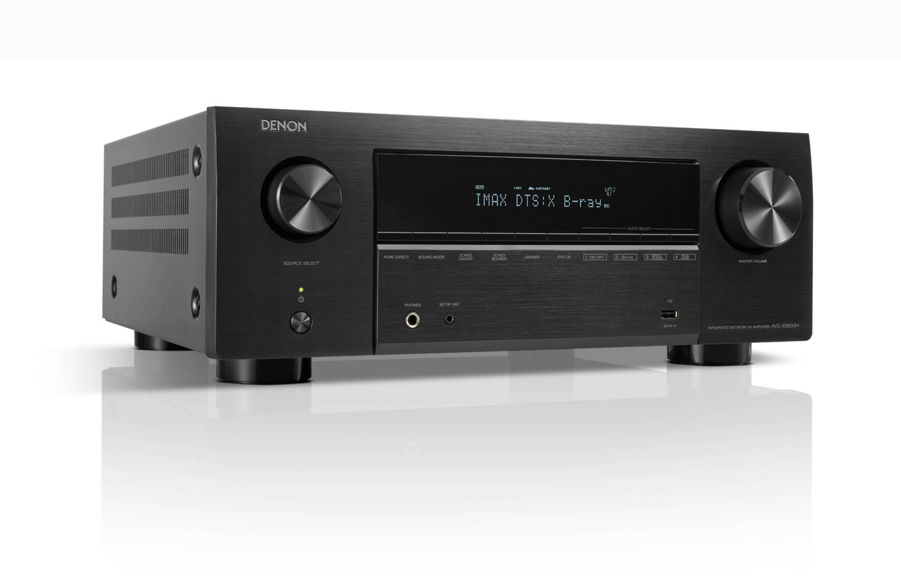 Denon AVC-X3800H 9.4-Ch 8K HDR IMAX Enhanced AV Receiver with Auro 3D & HEOS Built-in