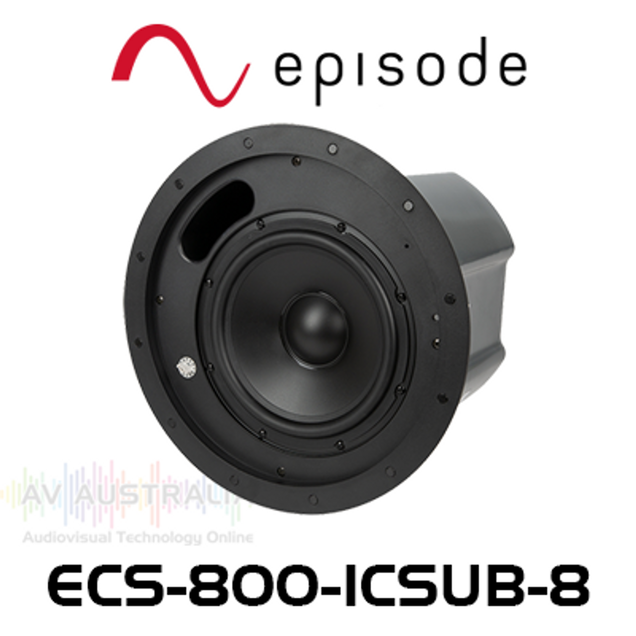 Episode 800 Commercial Series 8" 8 ohm 70/100V In-Ceiling Subwoofer With Tile Bridge (Each)