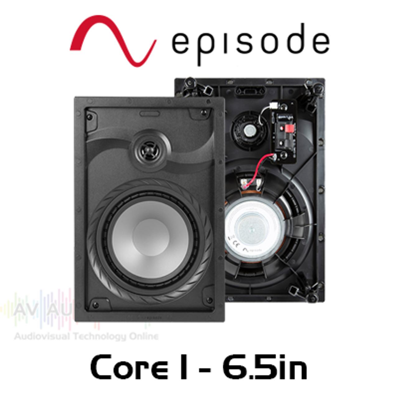 Episode Core 1 Series 6.5" In-Wall Speakers (Pair)