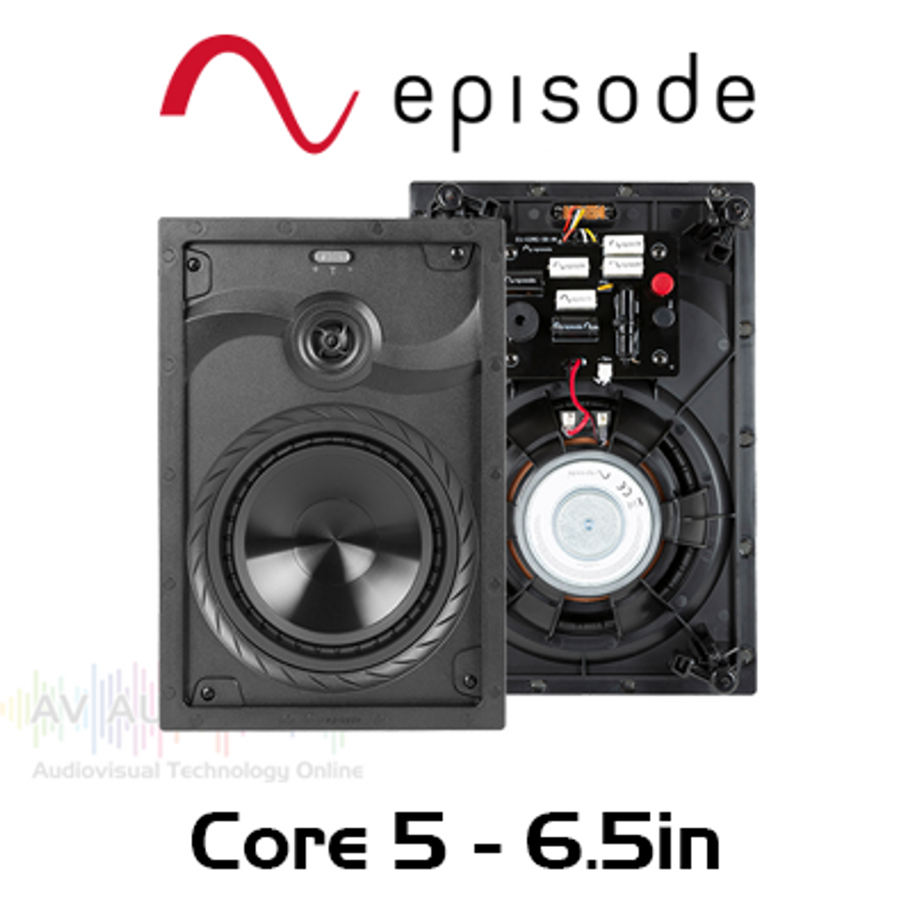 Episode Core 5 Series 6.5" In-Wall Speakers (Pair)