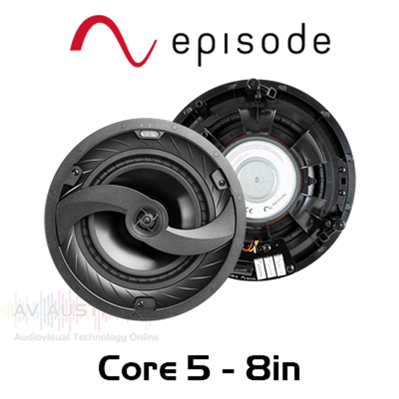 Episode Core 5 Series 8" In-Ceiling Speakers (Pair)